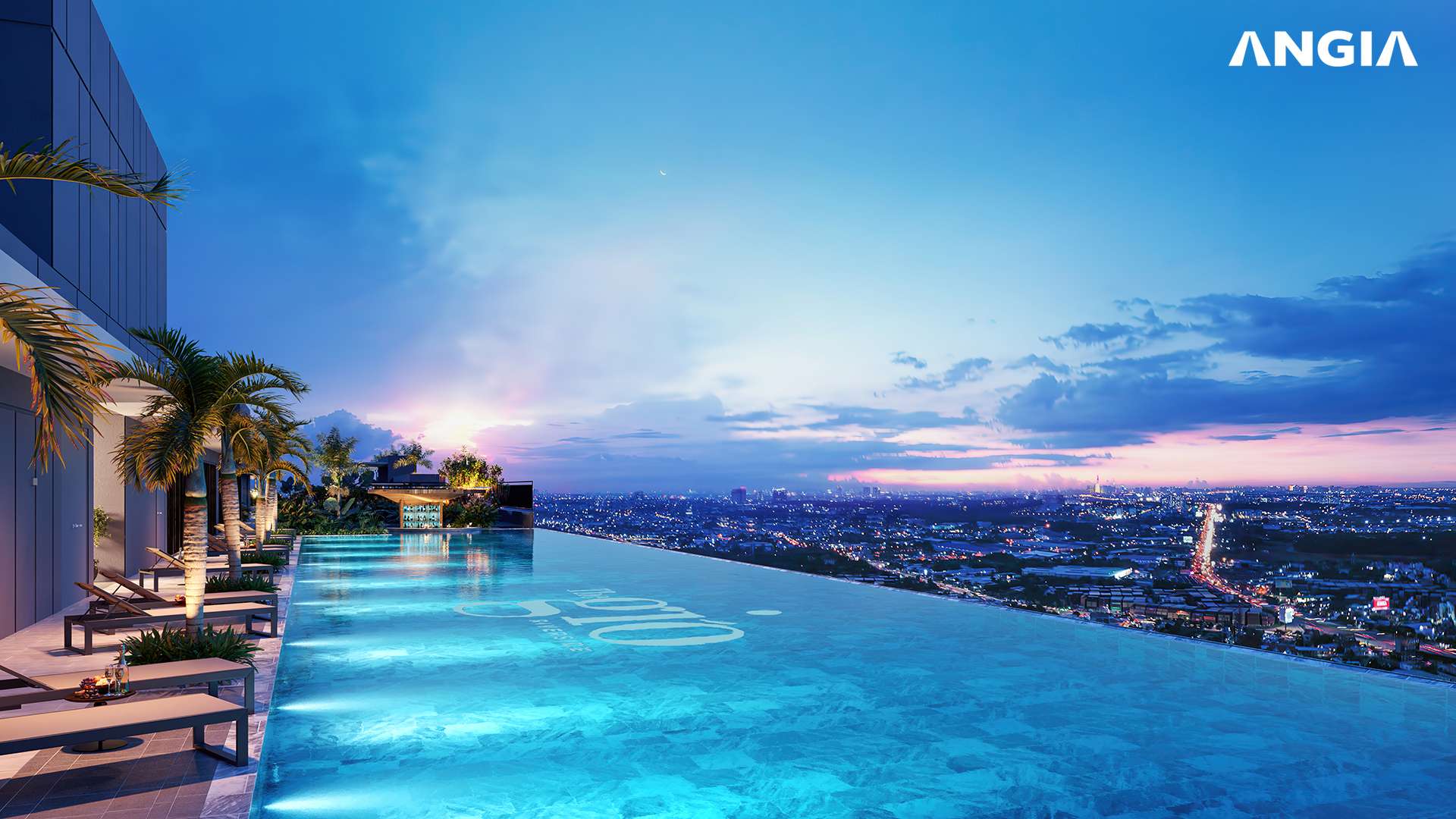 SUNSET INFINITY POOL